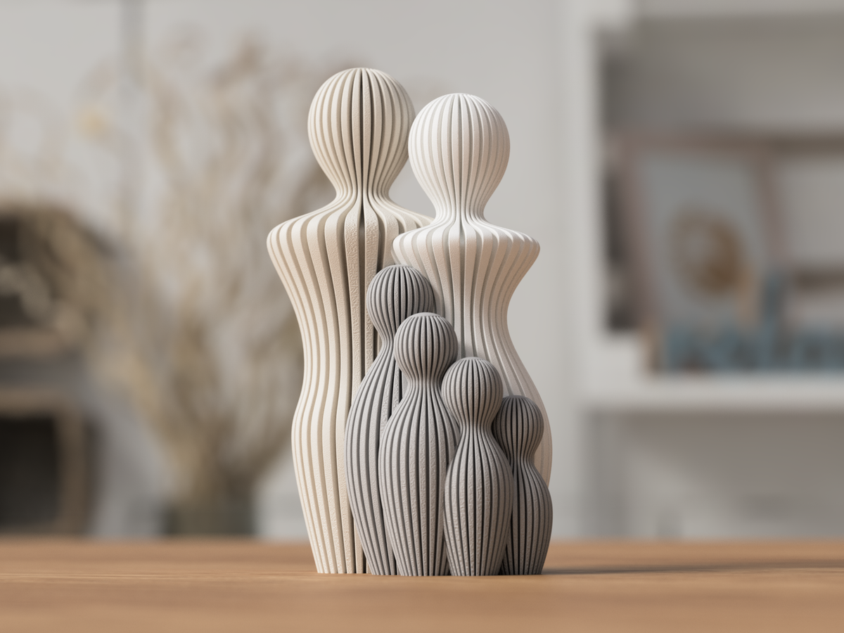 Family Beeldjes – Beeldje met Kinderen (1–4)