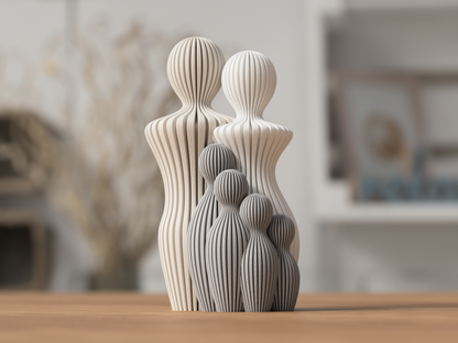 Family Beeldjes – Beeldje met Kinderen (1–4)