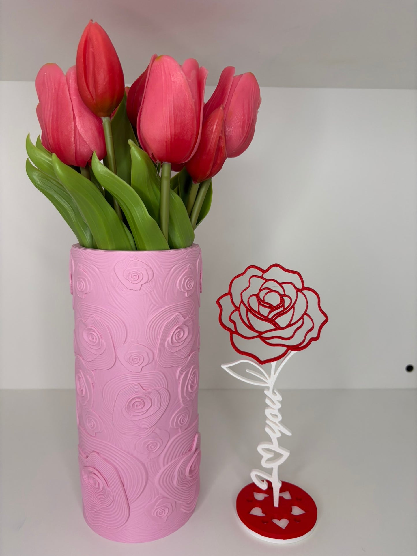 Rozenvaas – Decoratieve Vaas voor Droogbloemen