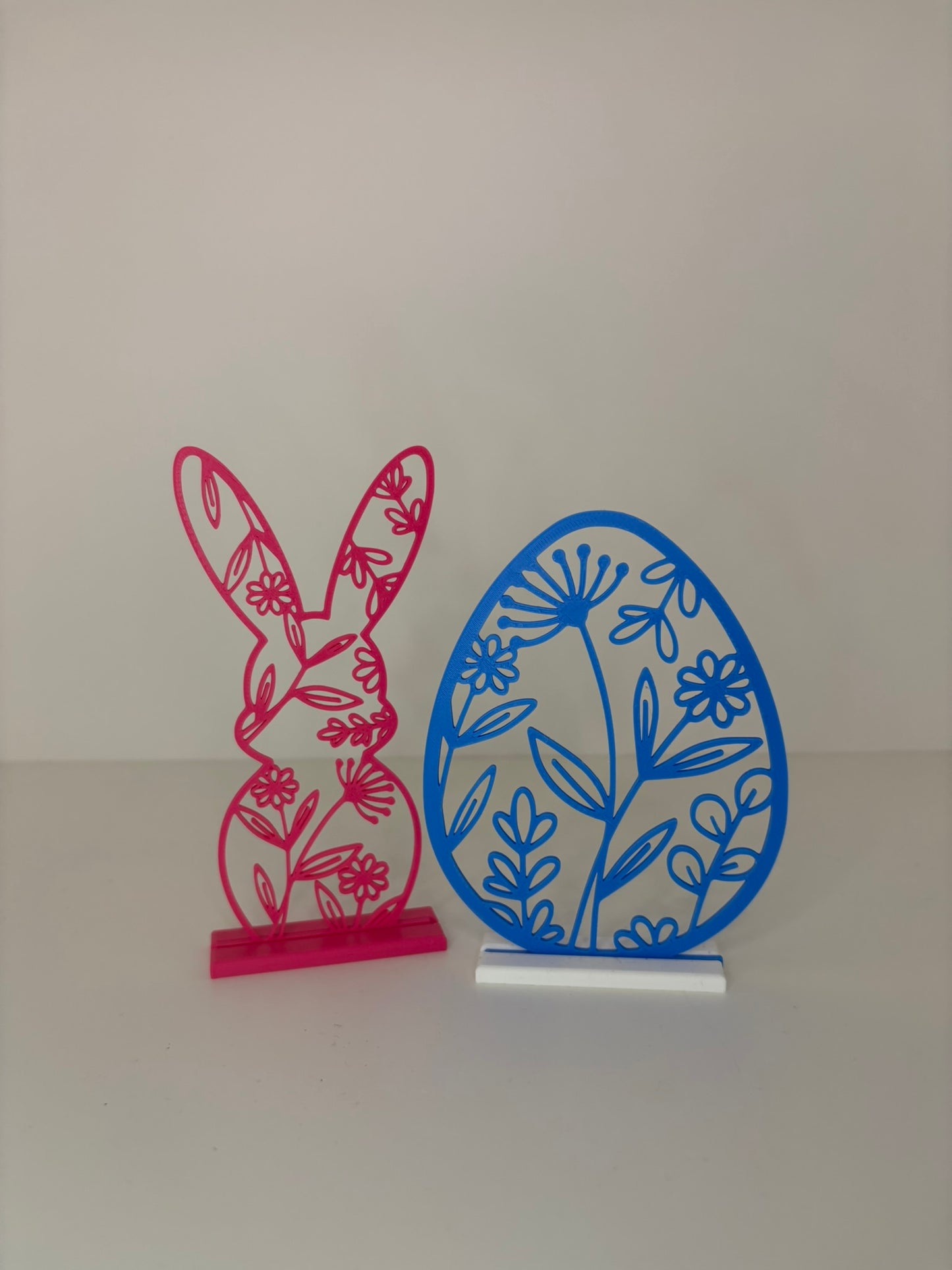 Paasfiguren met Bloemenpatroon – Haas & Ei