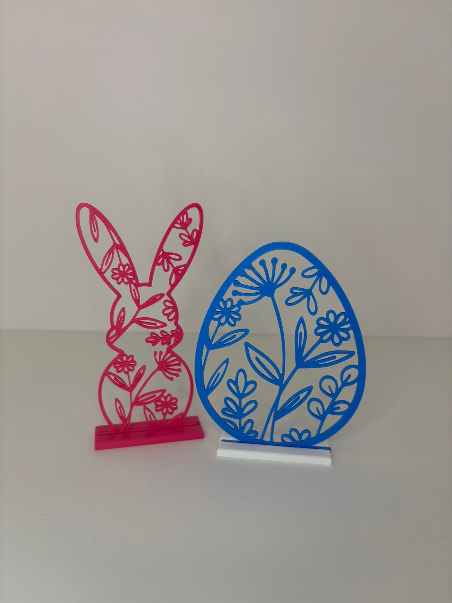 Paasfiguren met Bloemenpatroon – Haas & Ei