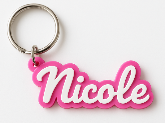Gepersonaliseerde Naam Sleutelhanger